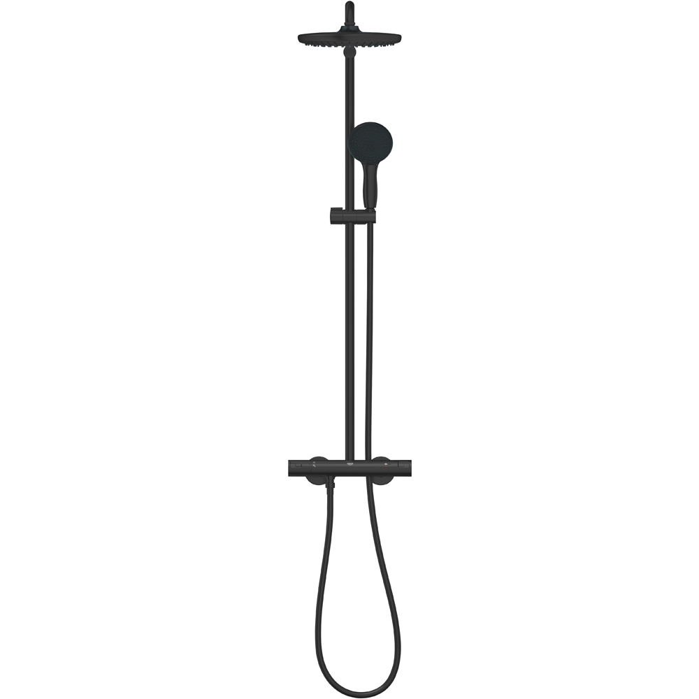 Sistem dus GROHE Vitalio Start 250 266772431, termostat, 1 functie, negru