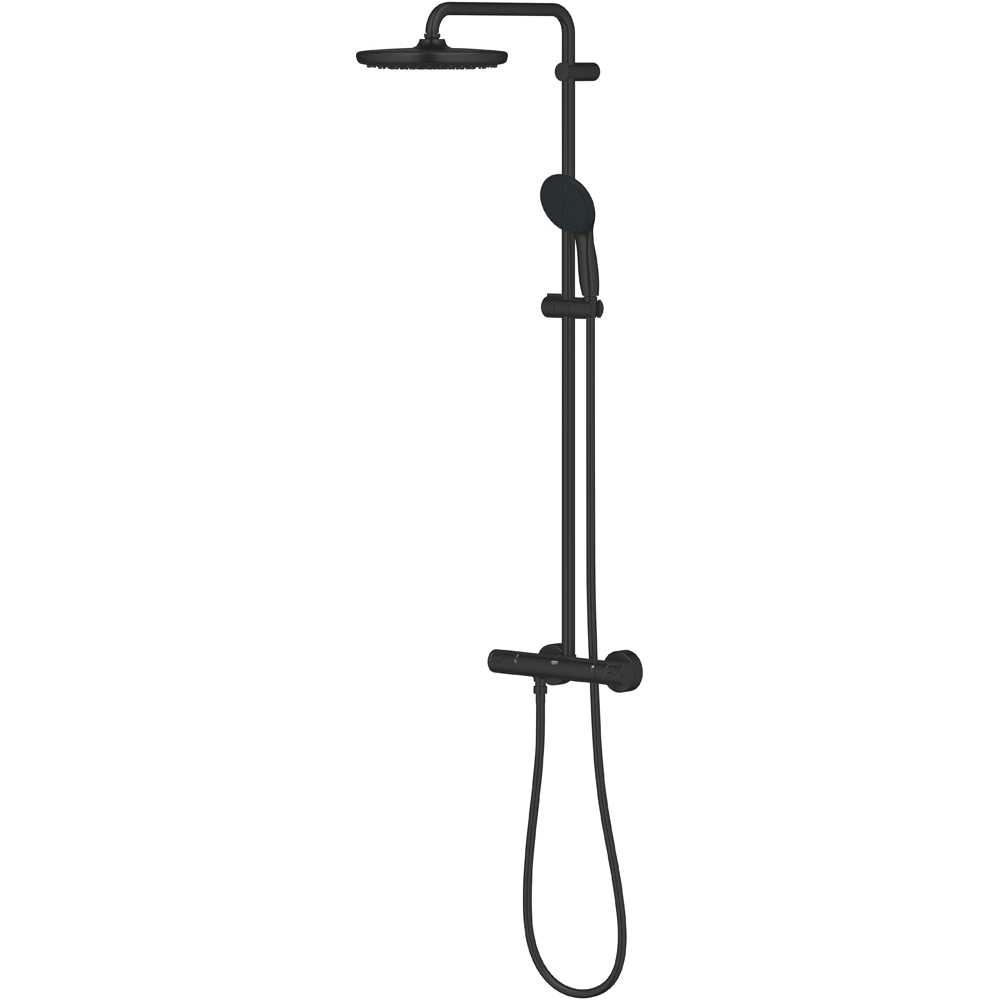 Sistem dus GROHE Vitalio Start 250 266772431, termostat, 1 functie, negru