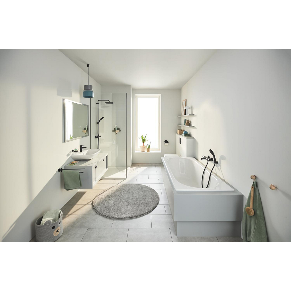 Sistem dus GROHE Vitalio Start 250 266772431, termostat, 1 functie, negru