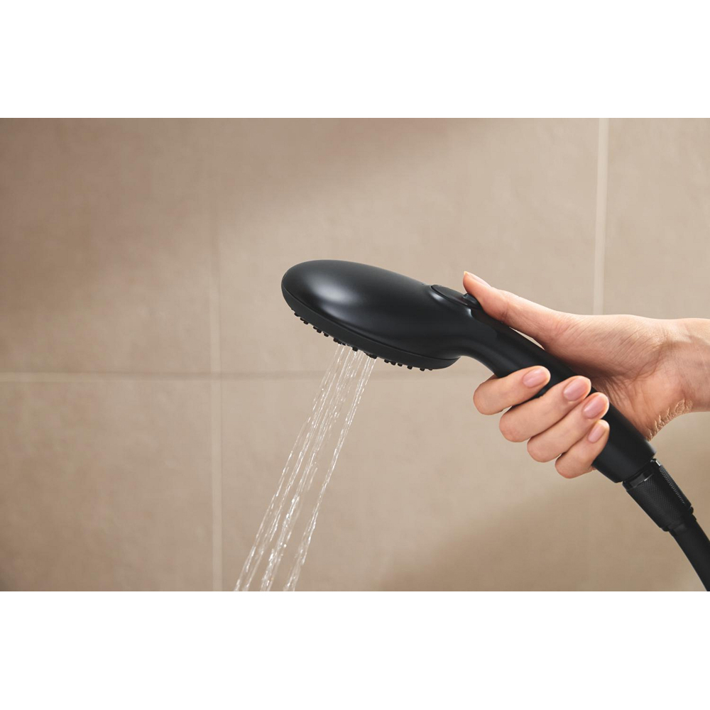 Sistem dus GROHE Vitalio Start 250 266772431, termostat, 1 functie, negru