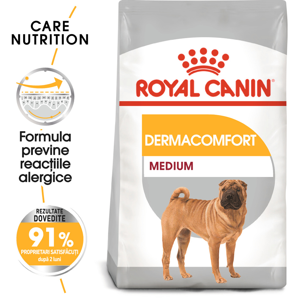 Hrana uscata pentru caini ROYAL CANIN CCN Medium Dermacomfort, Adult, 3 kg