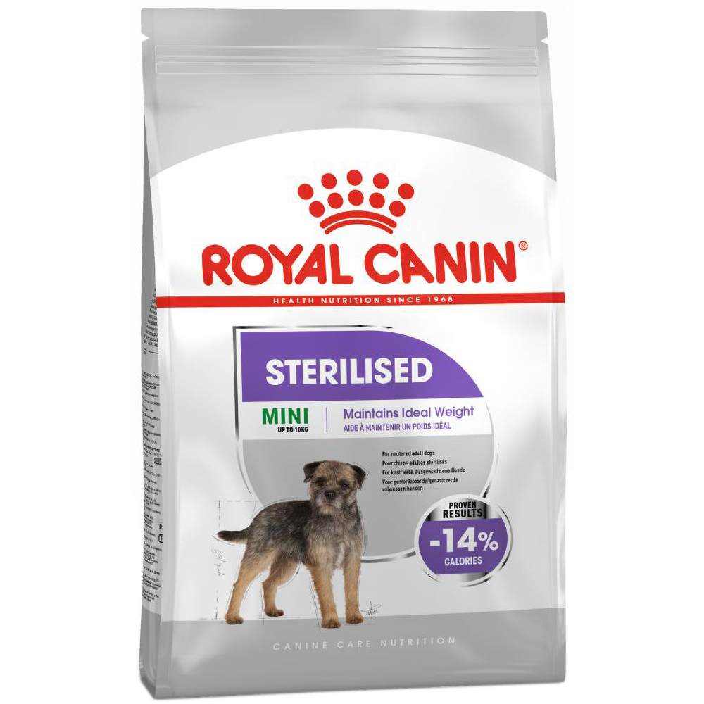Hrana uscata pentru caini ROYAL CANIN CCN Mini Sterilised, Adult, Pasare, 1 kg