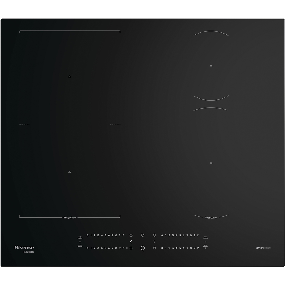 Plita incorporabila HISENSE HI6432BSCWF, Inductie, 4 arzatoare, Touch Control, negru
