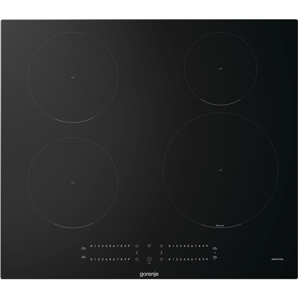 Plita incorporabila GORENJE GI6402BSC, Inductie, 4 arzatoare, Touch Control, negru