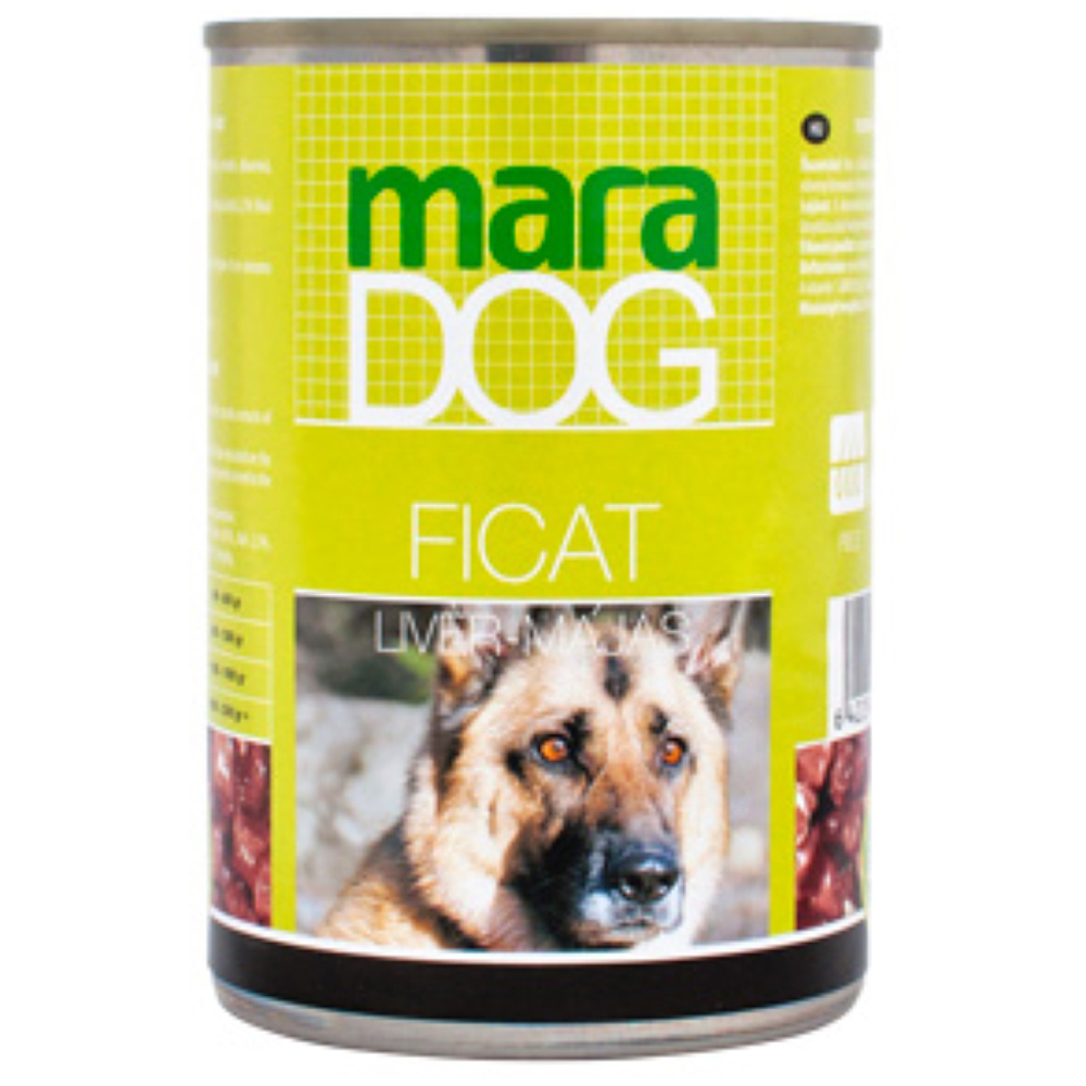 Hrana umeda pentru caini MARAVET, Adult, Ficat, 415 g