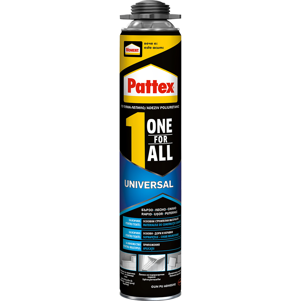 Spuma poliuretanica pentru pistol PATTEX OneForAll, 750ml
