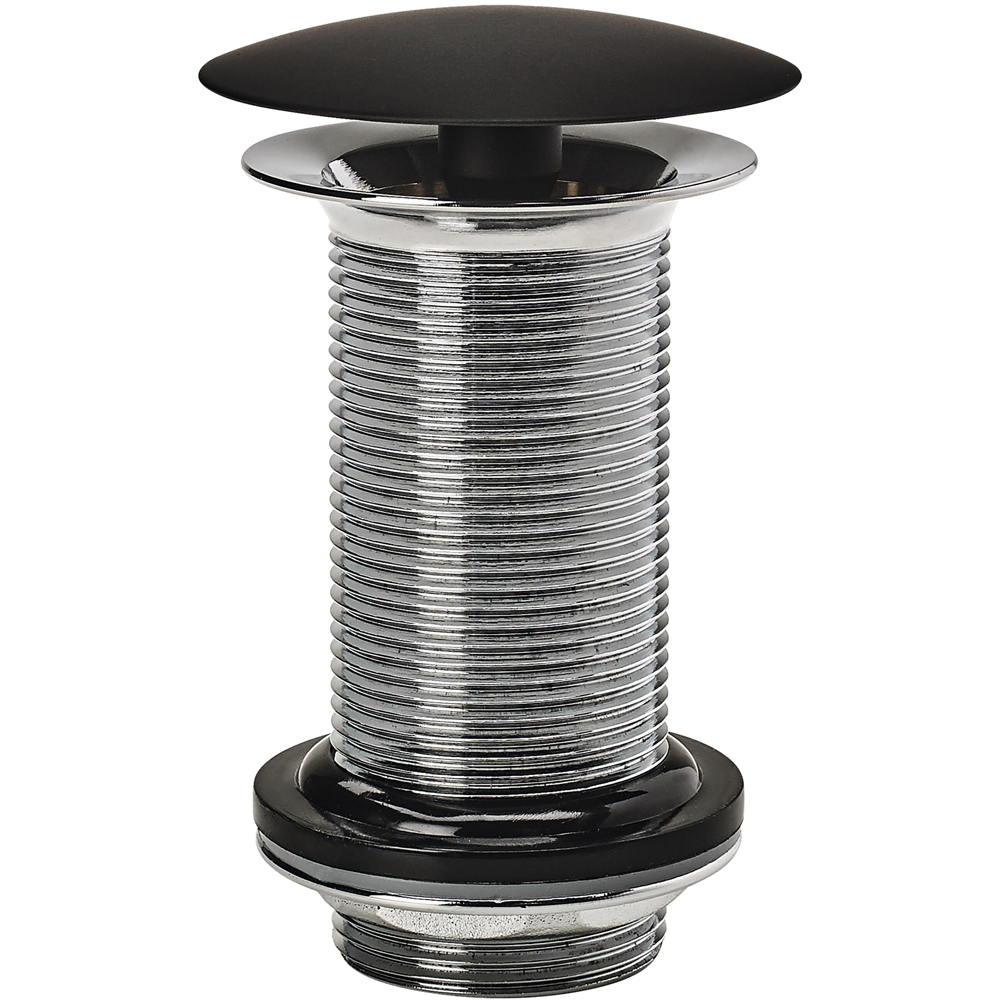 Ventil quick-clack WIRQUIN 30722856, fara preaplin, 100 mm, negru mat