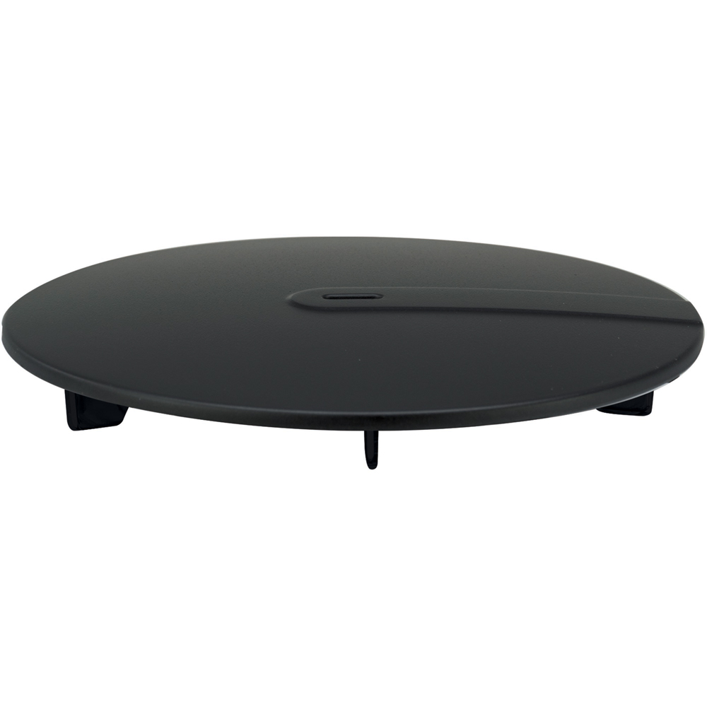 Capac pentru sifon WIRQUIN Slim+ 30724568, ABS, D 118mm, negru mat