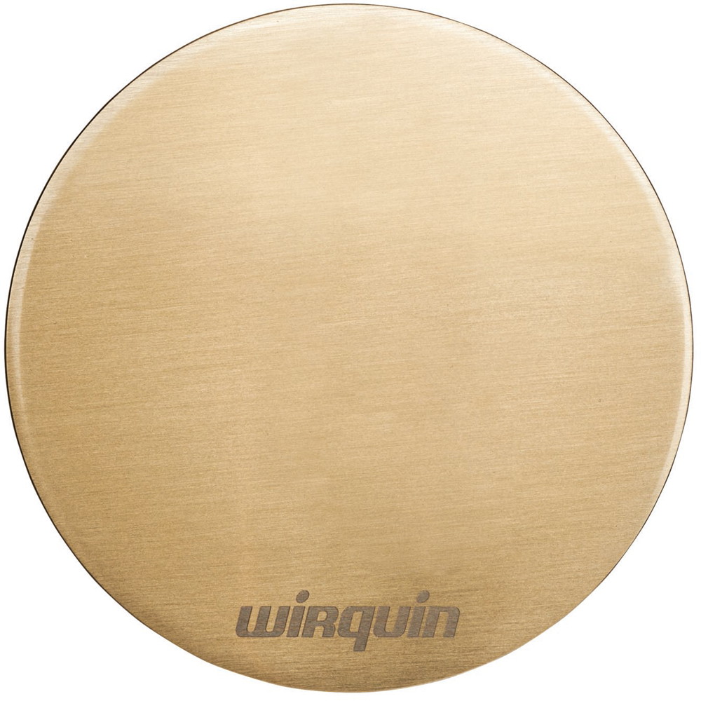 Sifon extra plat WIRQUIN Nano 6.7 30724959, cu ventil, D 32mm, auriu