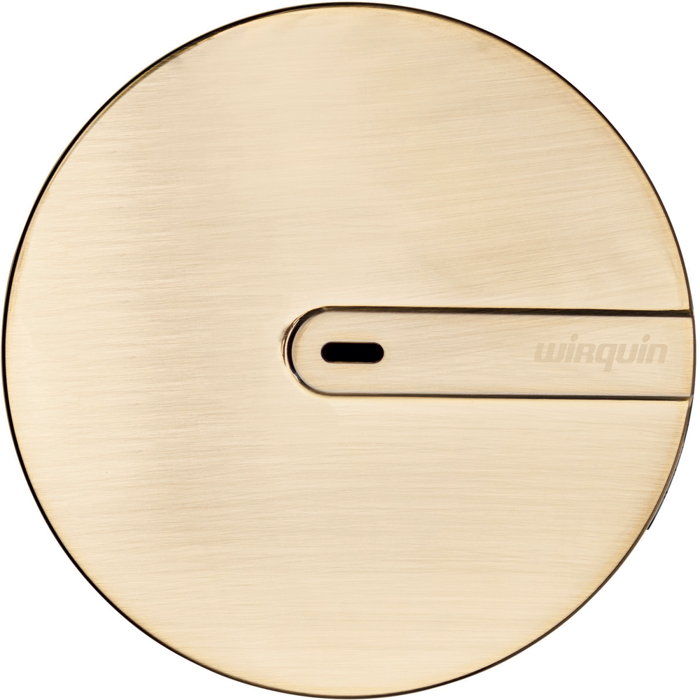 Capac pentru sifon WIRQUIN Slim+ 30724975, ABS, D 118mm, auriu