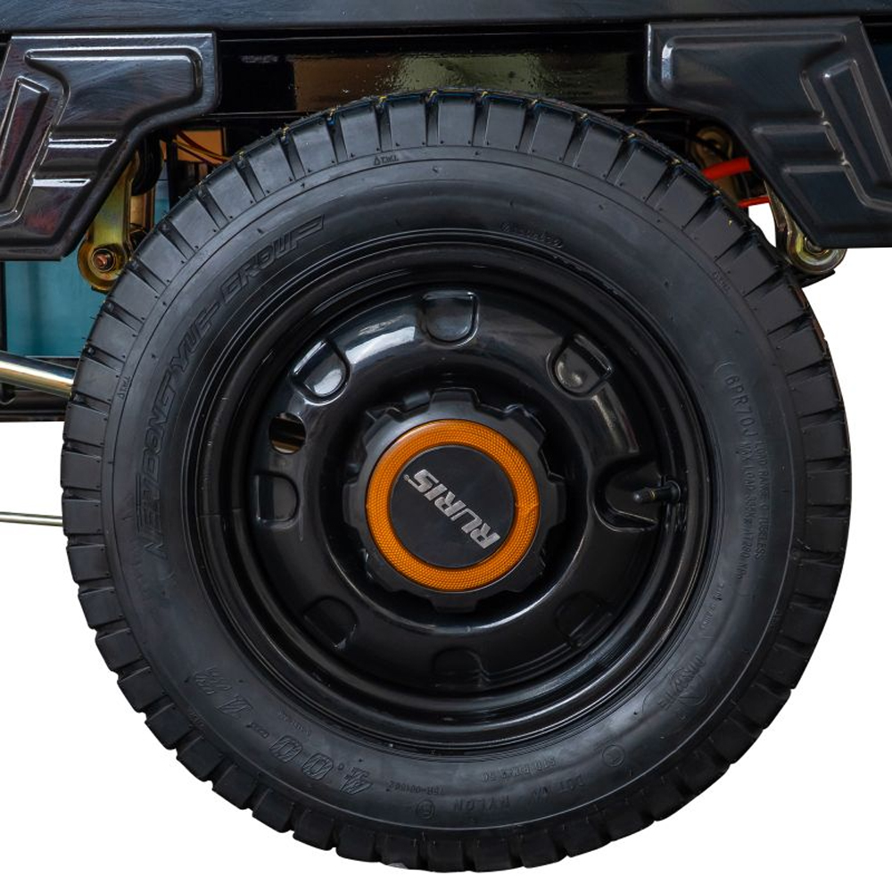 Triciclu electric RURIS Cargo Pilot 3120N, 2000W, Viteza 25 Km/h, Autonomie max 70 Km, negru-portocaliu