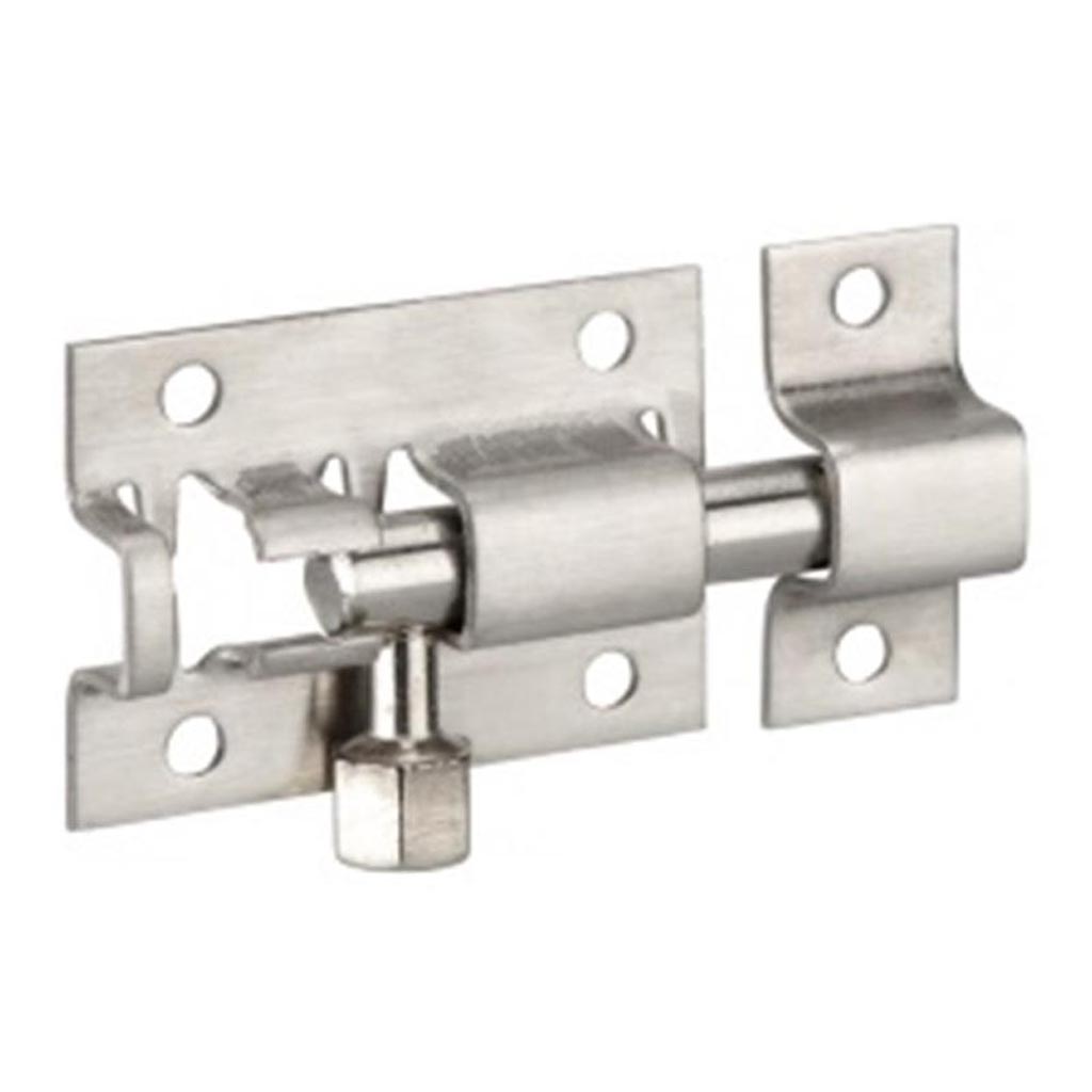 Zavor usi si porti, 2 chei, 50 mm, inox Thirard
