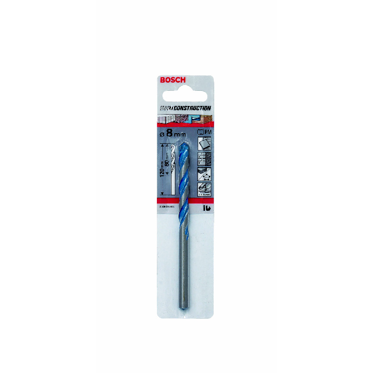Burghiu MultiConstruction CYL-9 Bosch, 8 x 80 x 120 mm