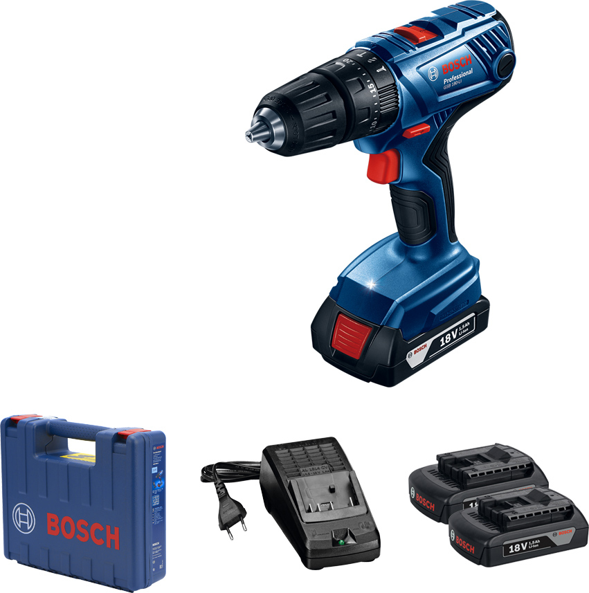Masina de gaurit, cu percutie , acumulator, 2 Ah, 21/54 Nm  Bosch