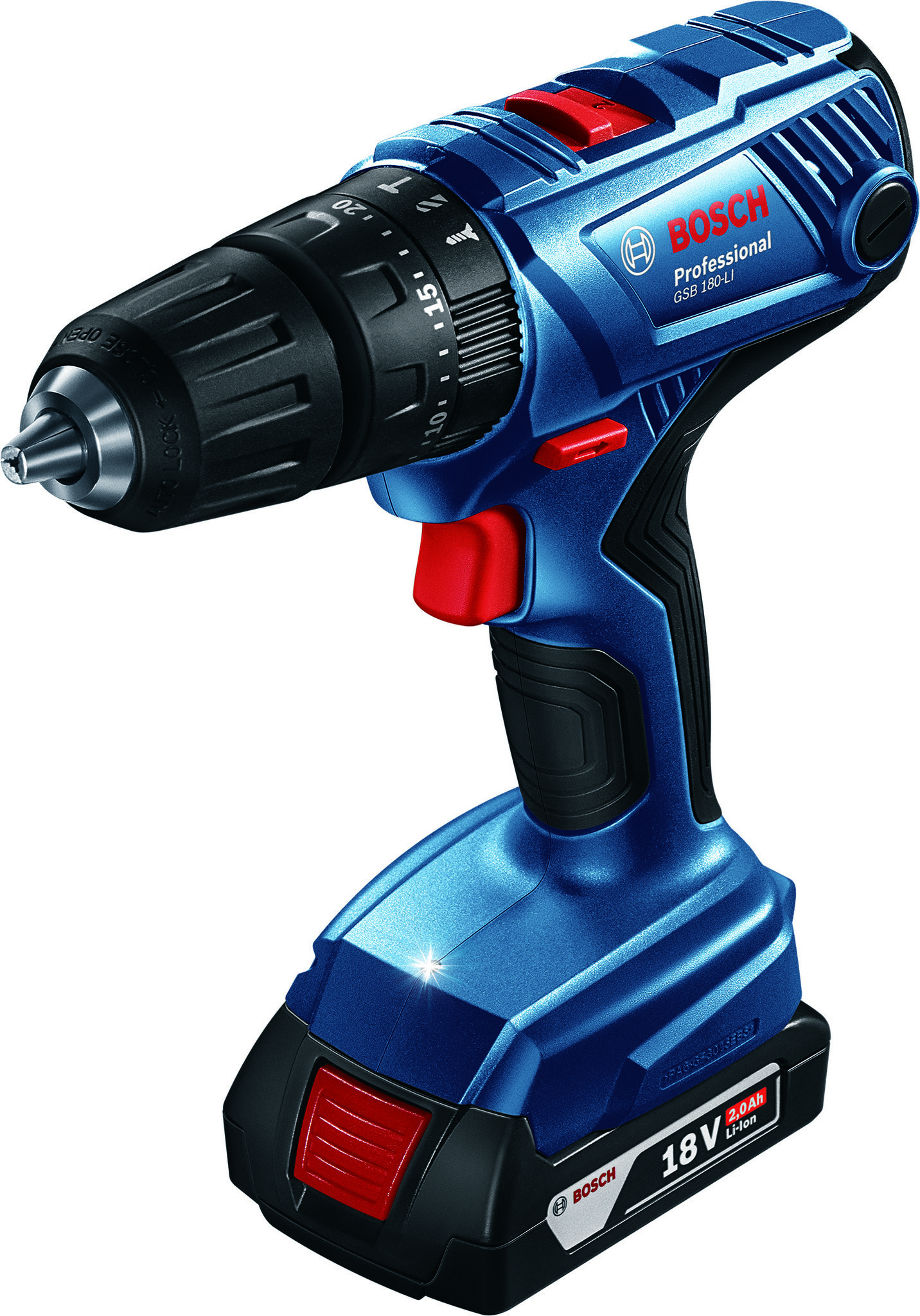 Masina de gaurit, cu percutie , acumulator, 2 Ah, 21/54 Nm  Bosch