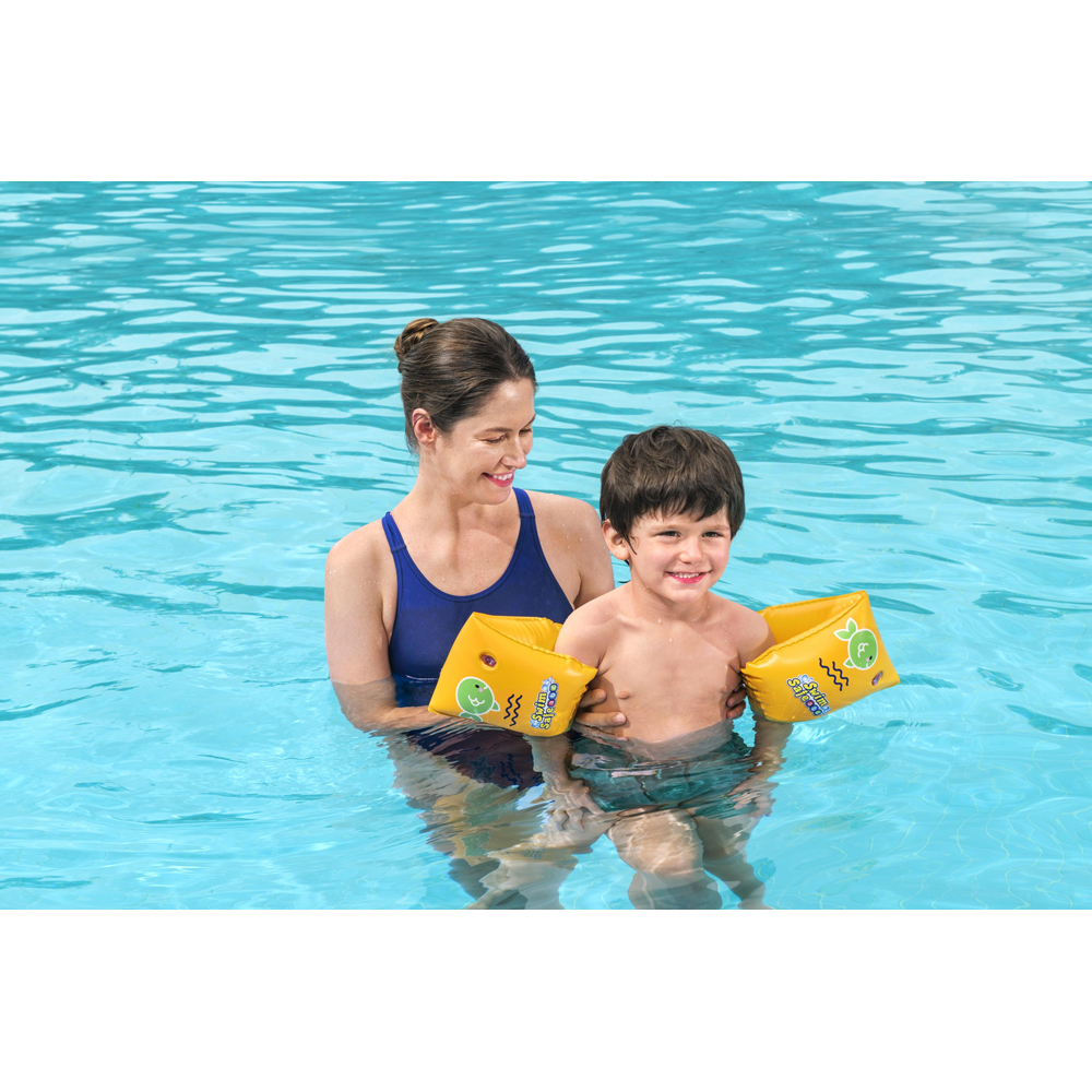 Aripioare de inot gonflabile BESTWAY, 25x15 cm, 3-6 ani, 19-30 kg, galben