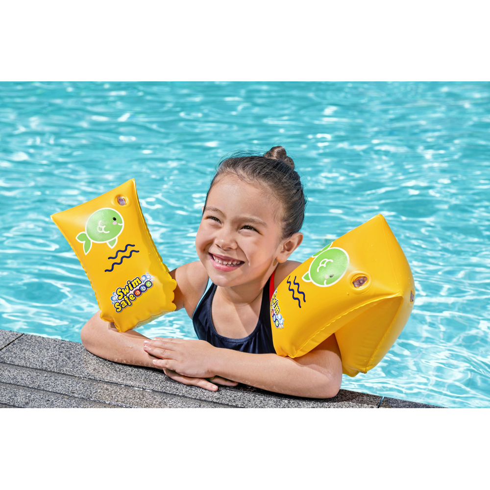 Aripioare de inot gonflabile BESTWAY, 30x15 cm, 5-12 ani, 24-60 kg, galben