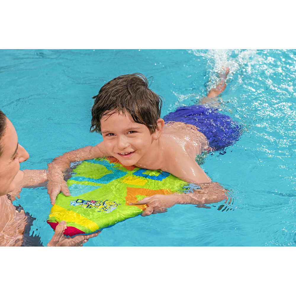 Placa de inot gonflabila BESTWAY, 42x32 cm, 3-6 ani, 19-30 kg, multicolor, 1 buc
