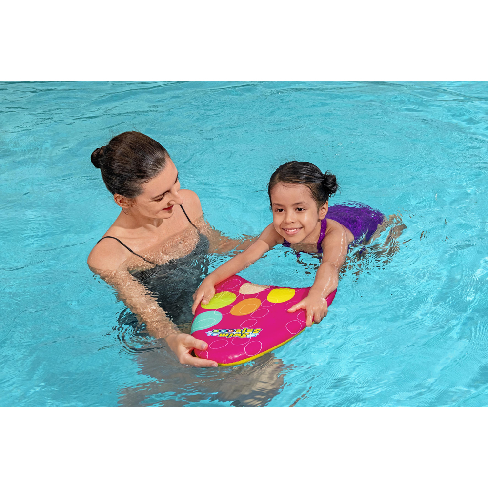 Placa de inot gonflabila BESTWAY, 42x32 cm, 3-6 ani, 19-30 kg, multicolor, 1 buc