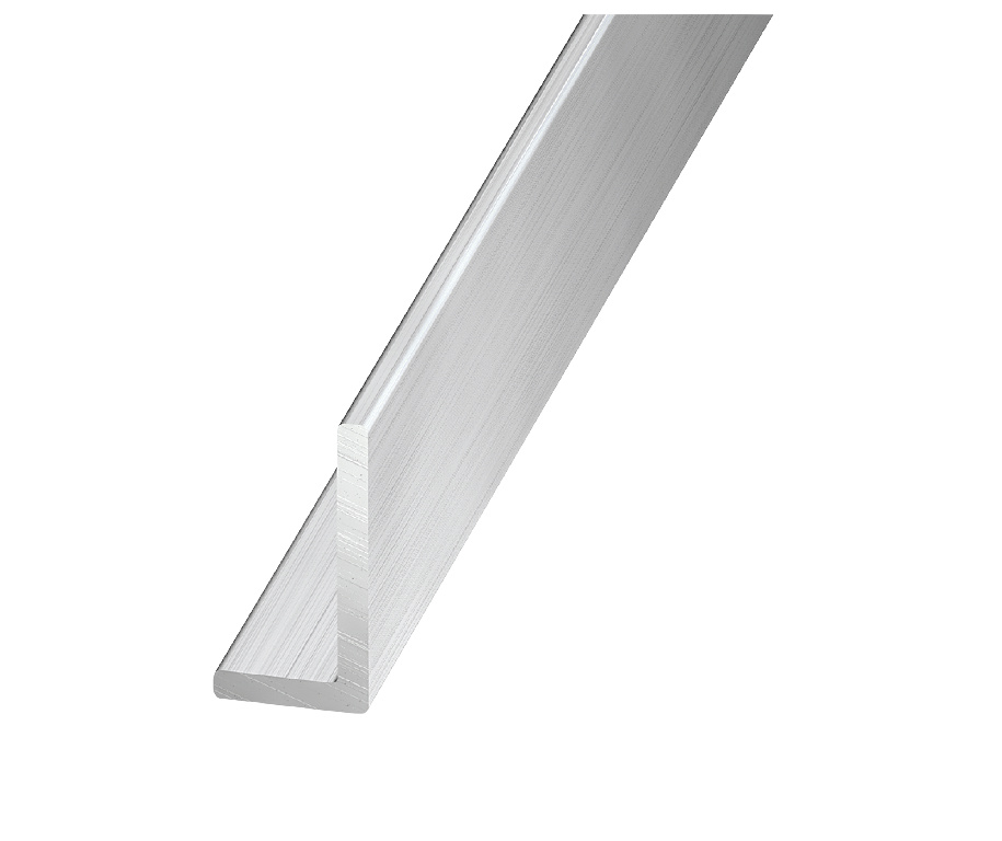 Cornier aluminiu brut, 25mm x 15mm, 2m
