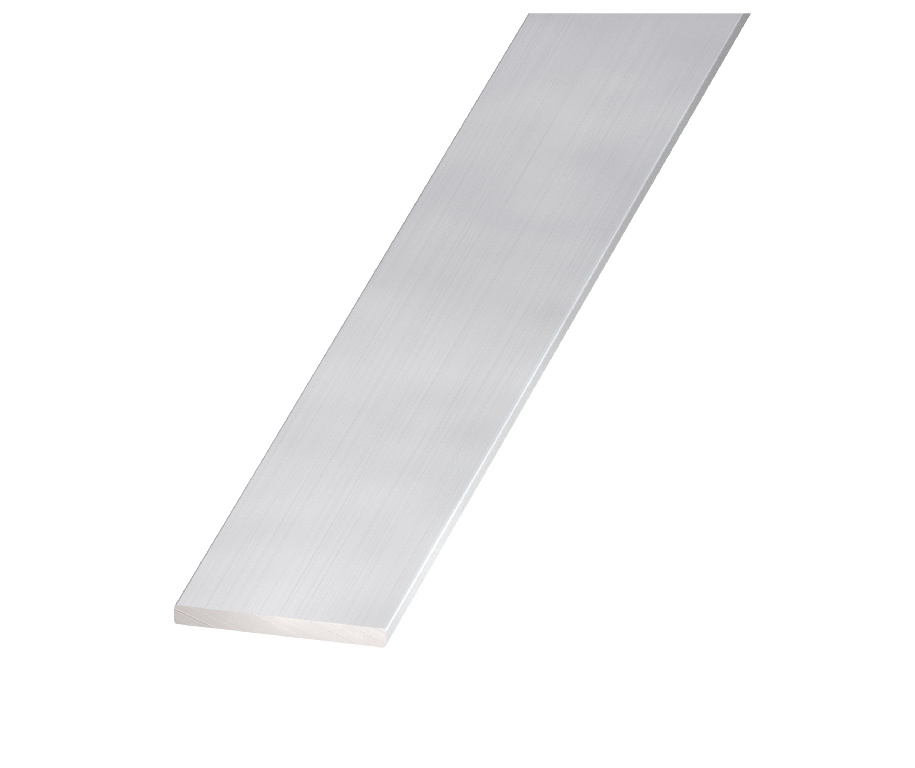 Bara plata, aluminiu eloxat, 25 x 2mm, 1m
