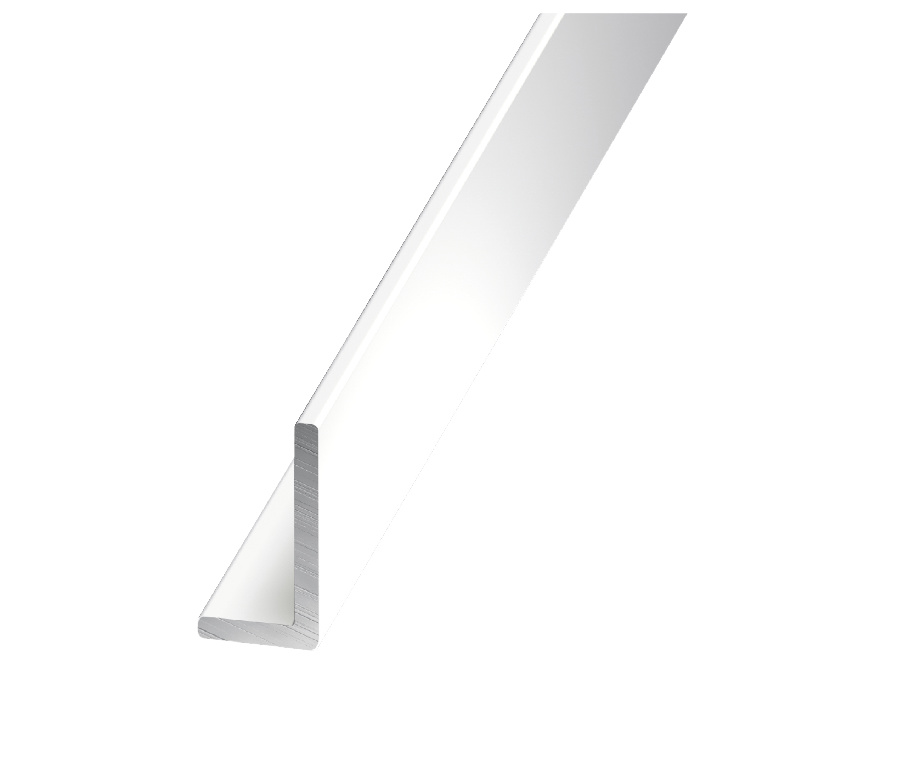 Cornier aluminiu, alb, 20mm, 1m
