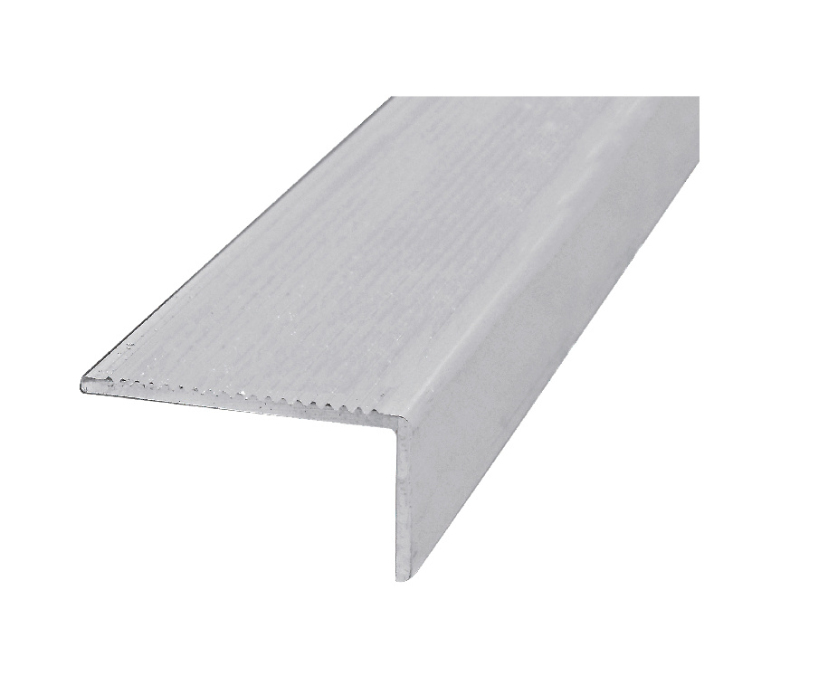 Protectie treapta aluminiu brut, 45 x 23mm 1m