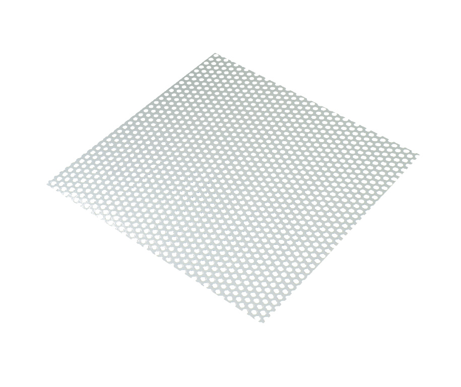 Foaie aluminiu, brut, perforat, 500 x 250 mm