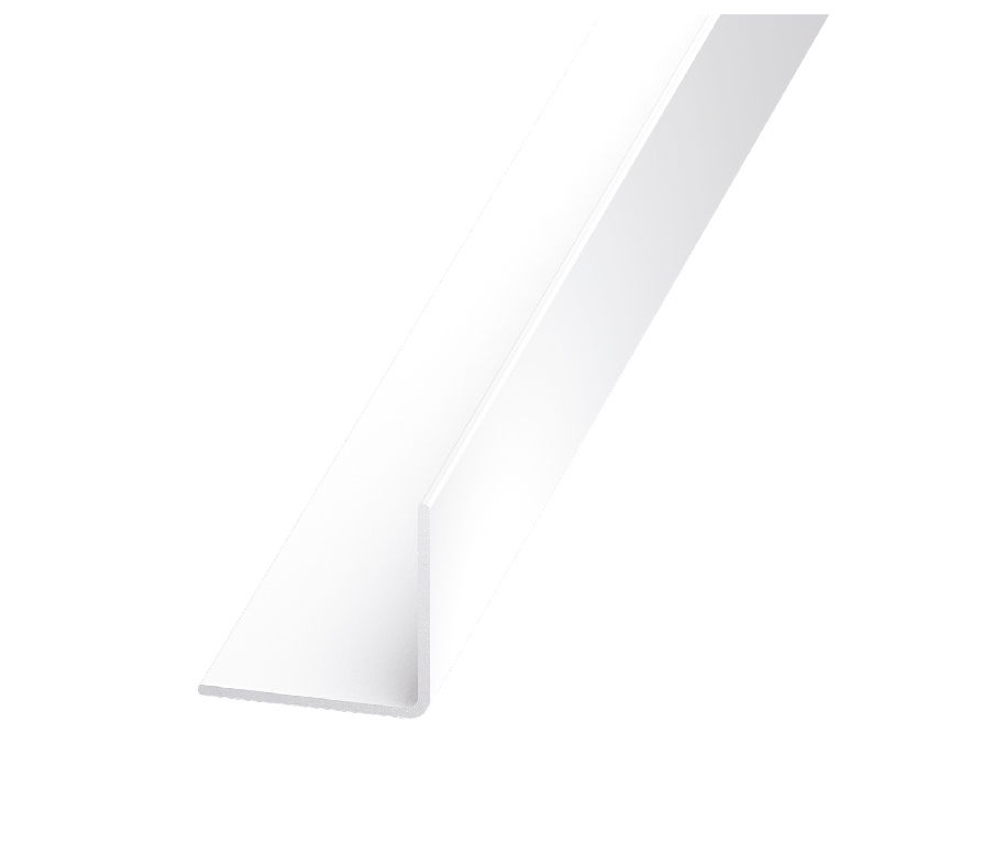 Cornier PVC, 20 x 20 mm, 2 m, forma de L