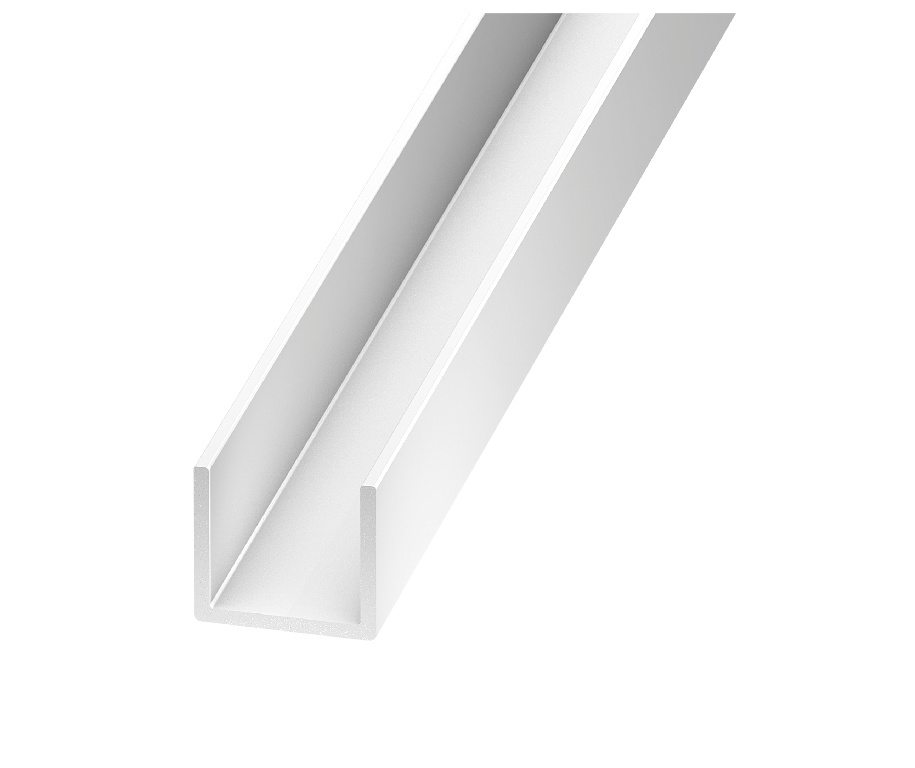 Profil U PVC, 10 x 14 mm