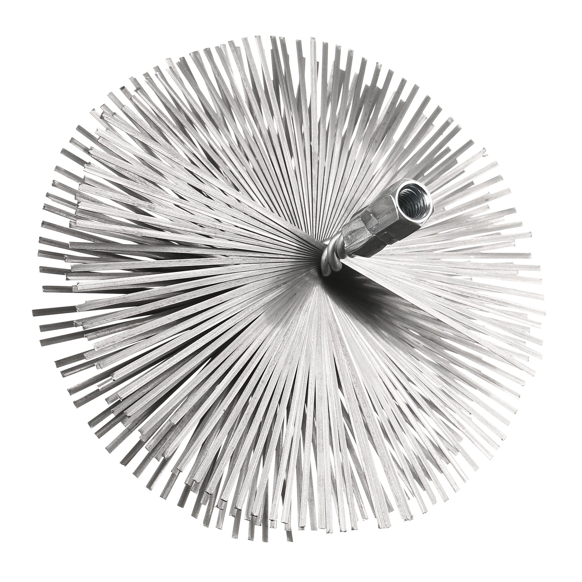 Arici curatare burlane soba, rotund din otel, 250 mm
