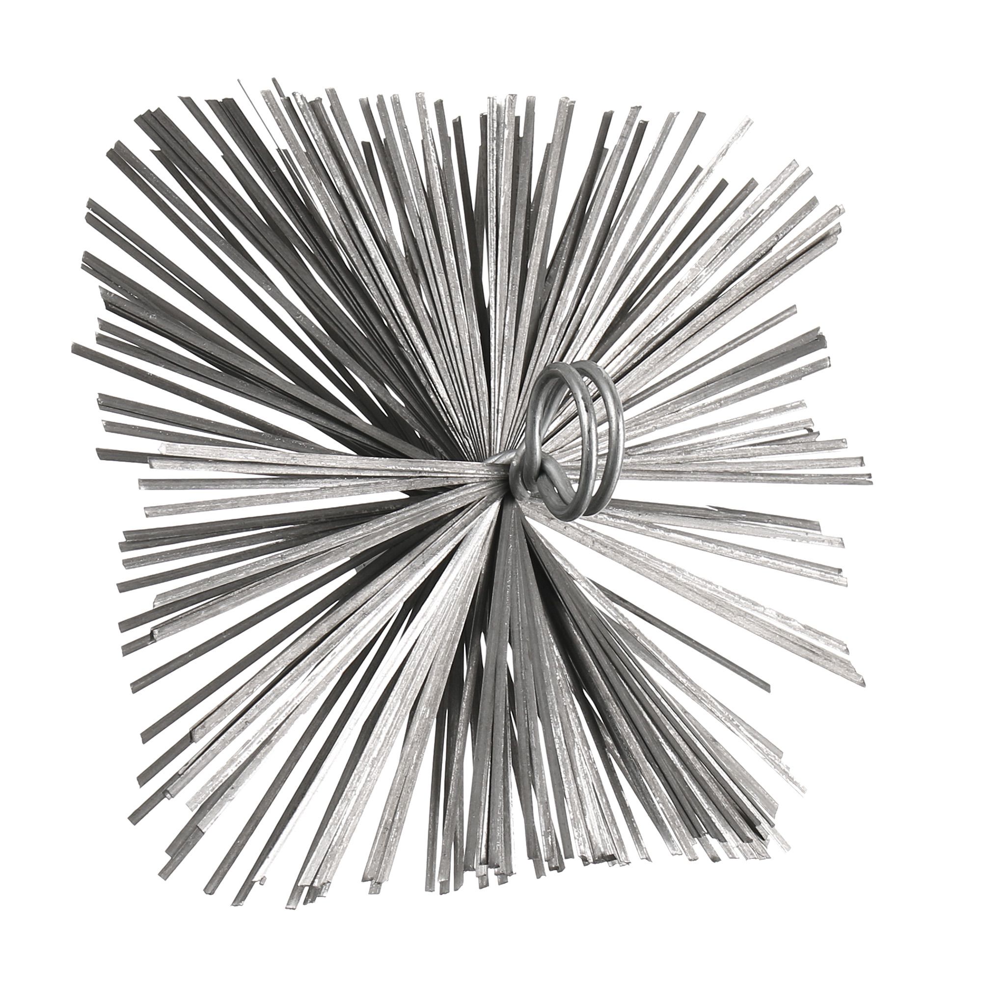 Arici curatare burlane soba, patrat din otel, 250 x 250 mm