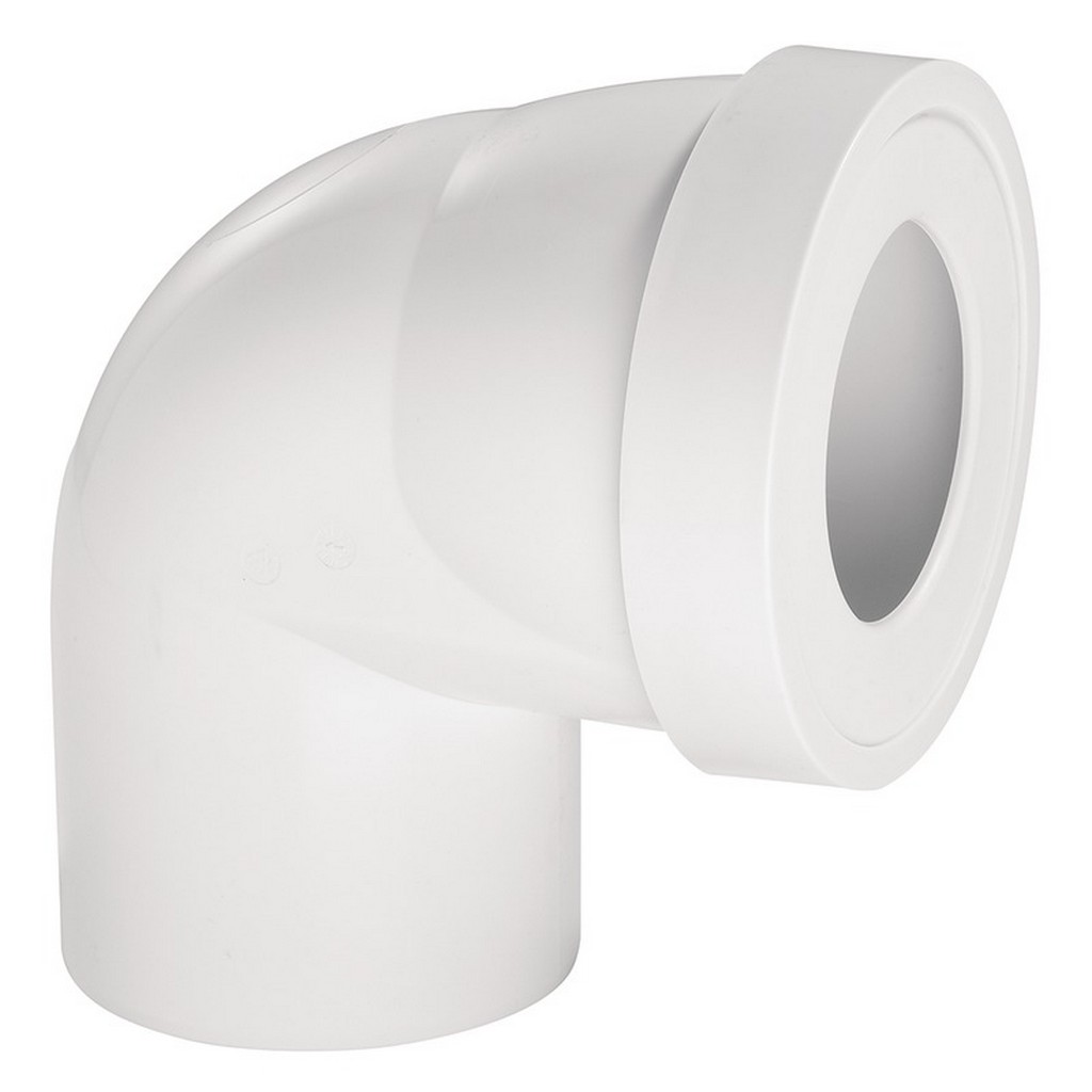 Cot WC rigid Wirquin 71020101, plastic, D 100mm, alb