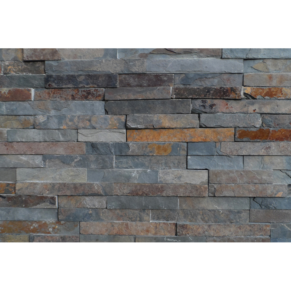 Piatra naturala MODULO, 40 x 10 cm, 0.54 mp, quartz, multicolor