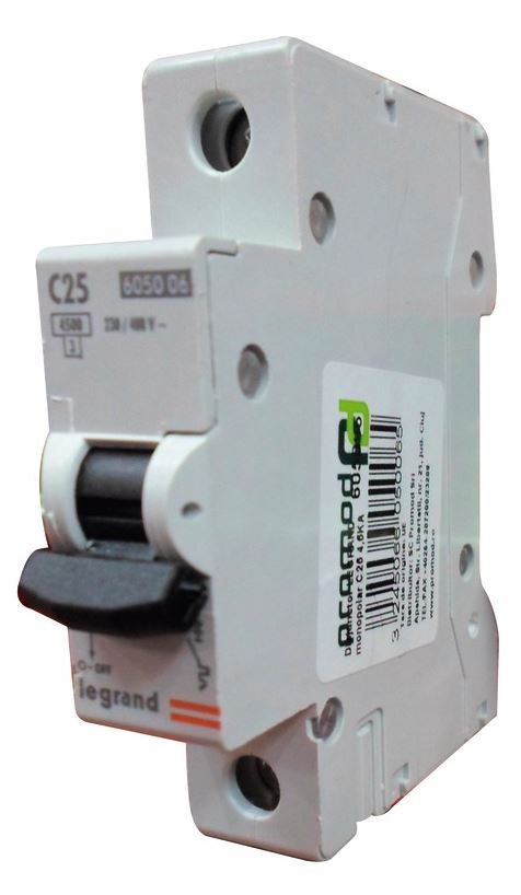 Legrand Disjunctor 16A 1P 1,8 cm x 8,2 cm x 6,5 cm