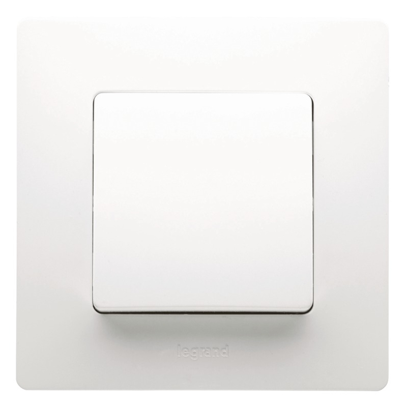 Intrerupator cap scara, 10 A, 220 V, alb  Legrand Niloe