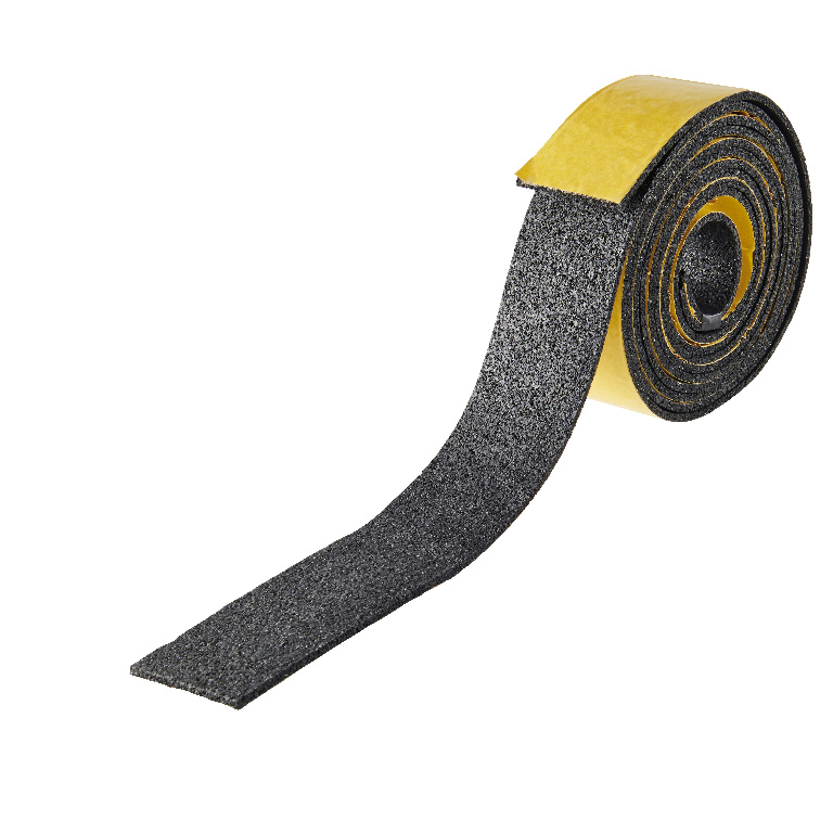 Banda pentru pardoseala/dusumea GOODHOME Areto, 200 x 5.5 x 0.4 cm, elastomer, negru
