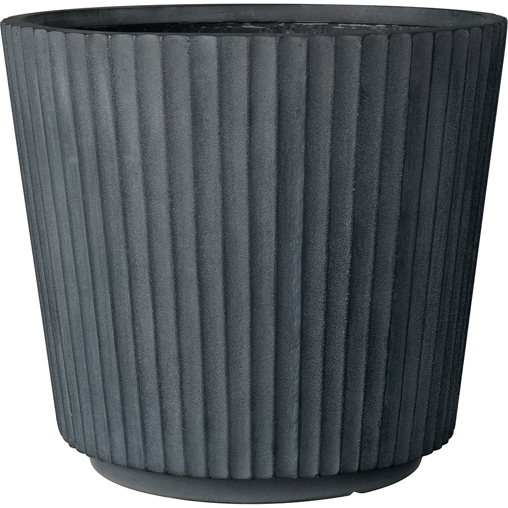 Ghiveci plante DEROMA Cono Link, D58 cm, fibre sintetice, antracit