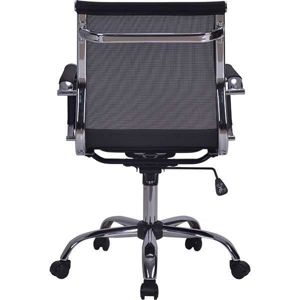 Scaun birou operational MYRIA 3502BK, plasa, negru
