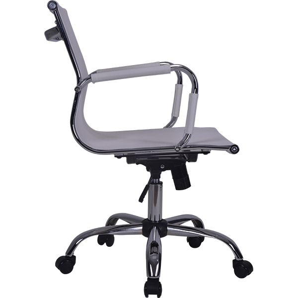 Scaun birou operational MYRIA 3502WH, plasa, alb