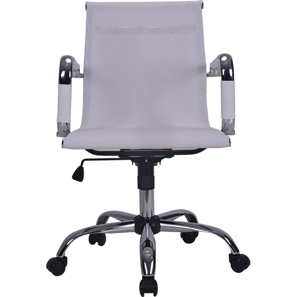 Scaun birou operational MYRIA 3502WH, plasa, alb