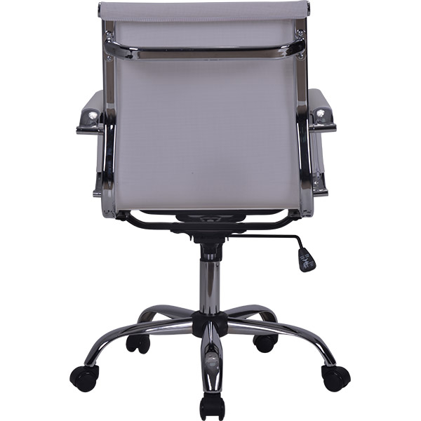 Scaun birou operational MYRIA 3502WH, plasa, alb