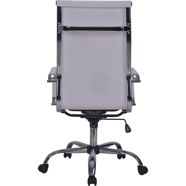 Scaun birou operational MYRIA 3503WH, plasa, alb