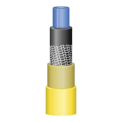 Furtun de gradina Hozelock, lungime 10 m, diametru 25 mm (racord 1)