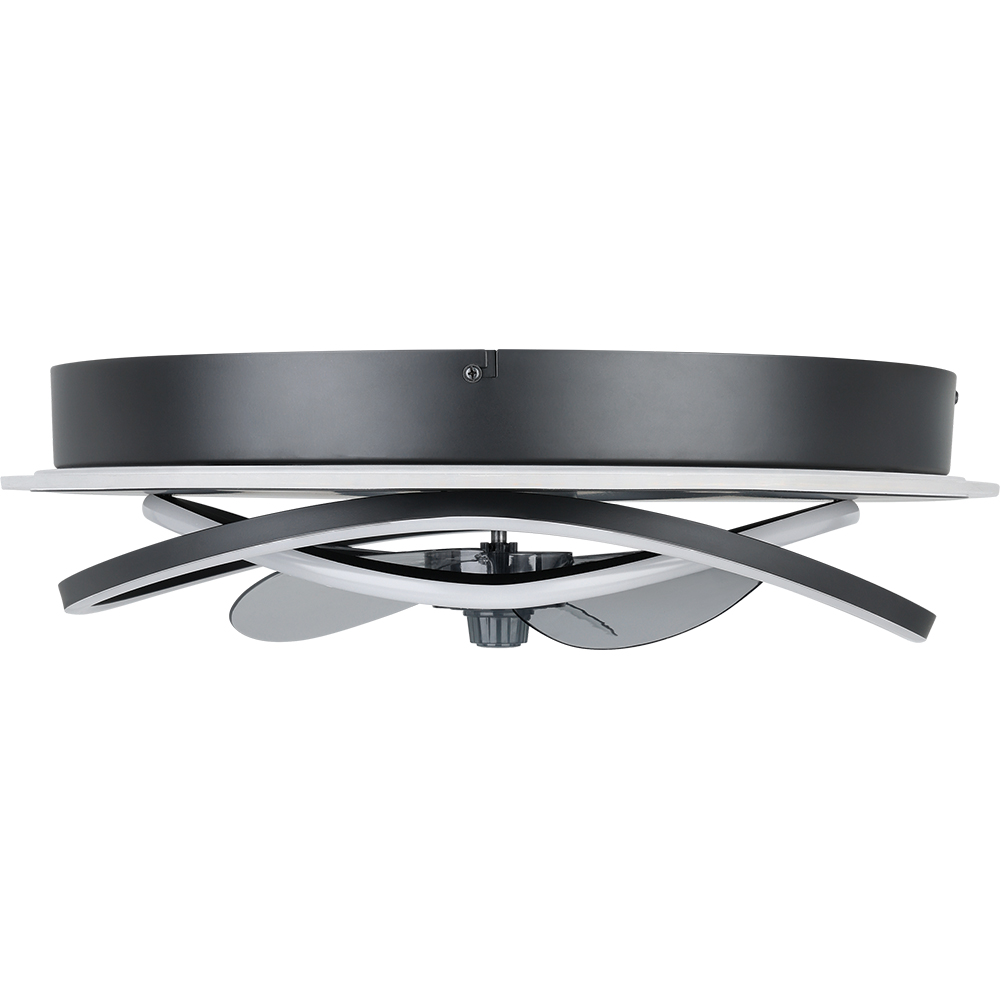 Plafoniera EGLO Namori, 4x9W, 4400lm, 50cm, negru