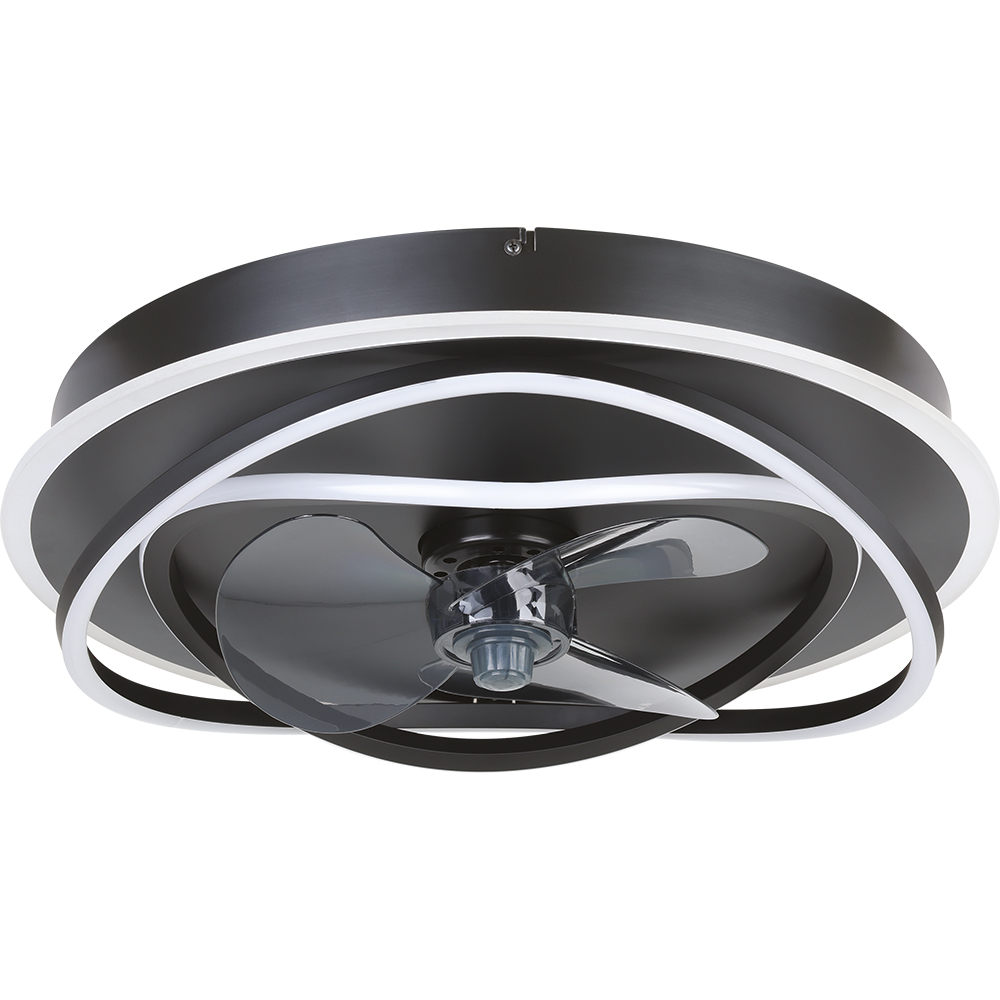 Plafoniera EGLO Namori, 4x9W, 4400lm, 50cm, negru