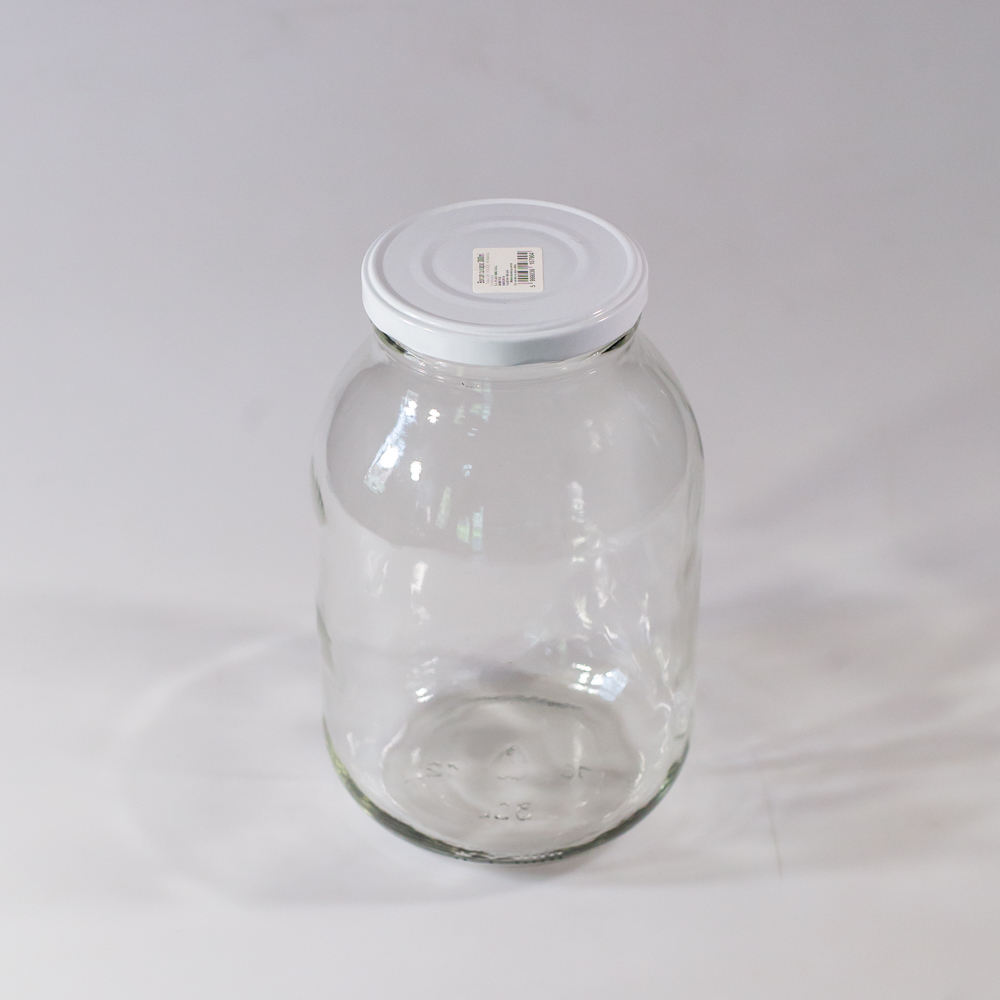 Borcan cu capac PLASTIKING TO89, sticla, 1.7l, transparent