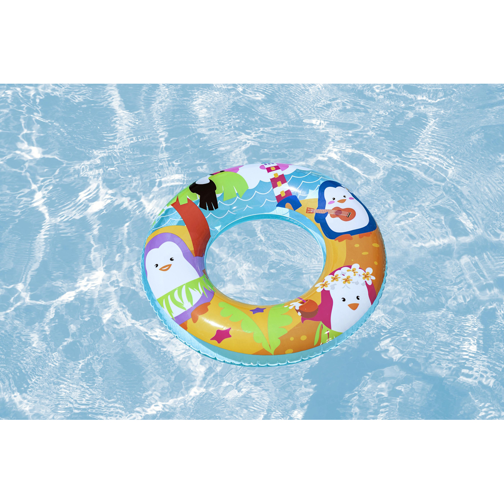 Colac de inot gonflabil BESTWAY, 51 cm, 3-6 ani, cu desene, 1 buc