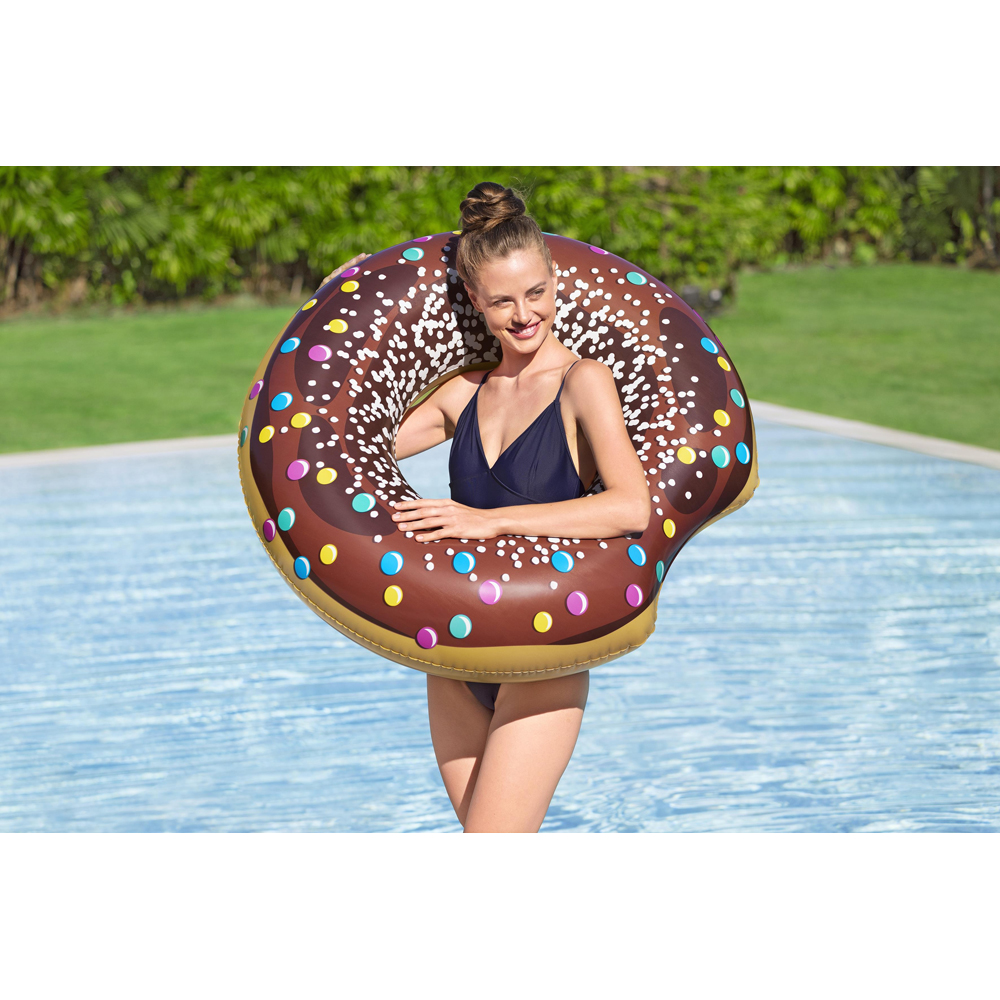 Colac de inot gonflabil BESTWAY, 107 cm, 12 ani+, capacitate maxima 100 kg, model gogoasa, 1 buc
