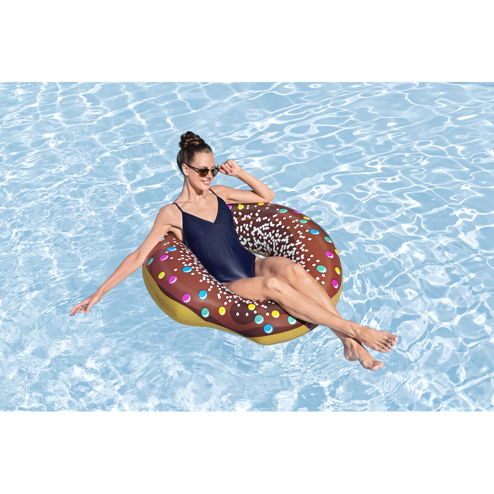 Colac de inot gonflabil BESTWAY, 107 cm, 12 ani+, capacitate maxima 100 kg, model gogoasa, 1 buc